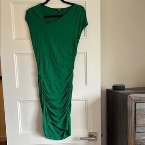 Jacob Asymmetrical Green Dress